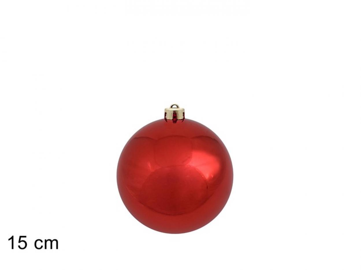 PALLA 15cm LUCIDA ROSSA 398556 40649