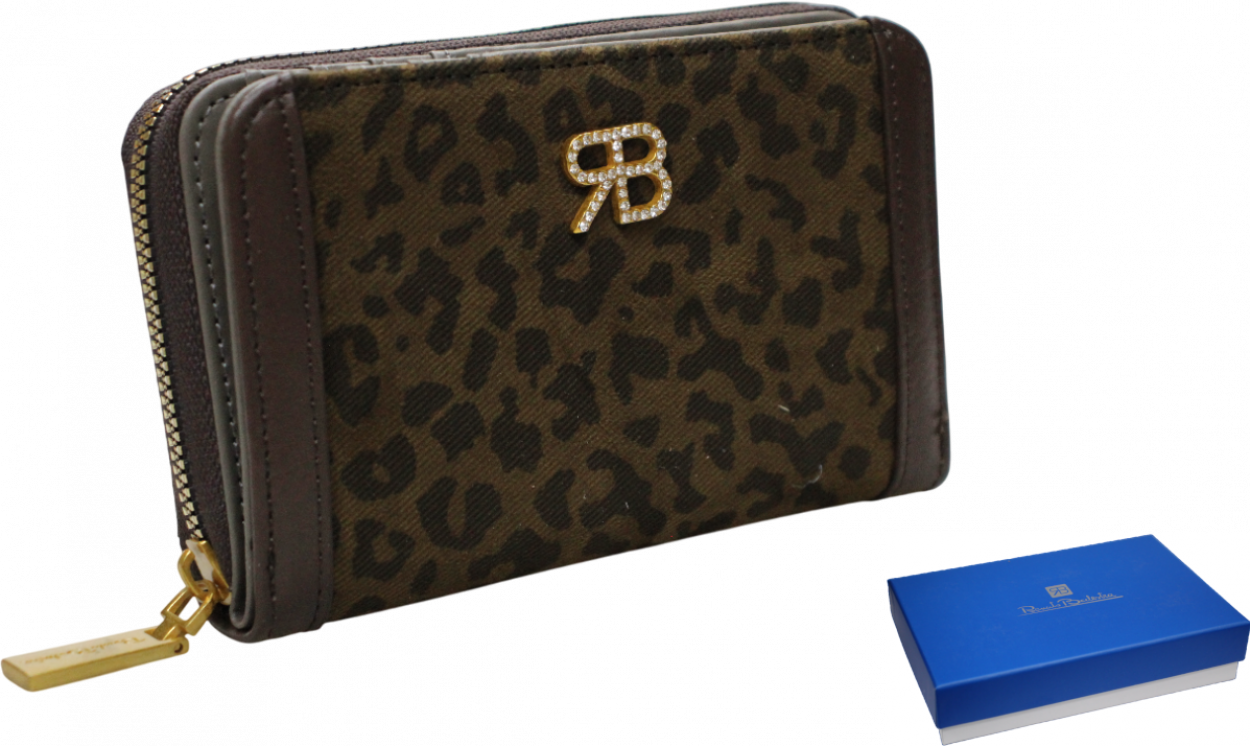 2491/LEO3 TM PORTAFOGLI DONNA TESTA MORO 14,5x9cm 41233