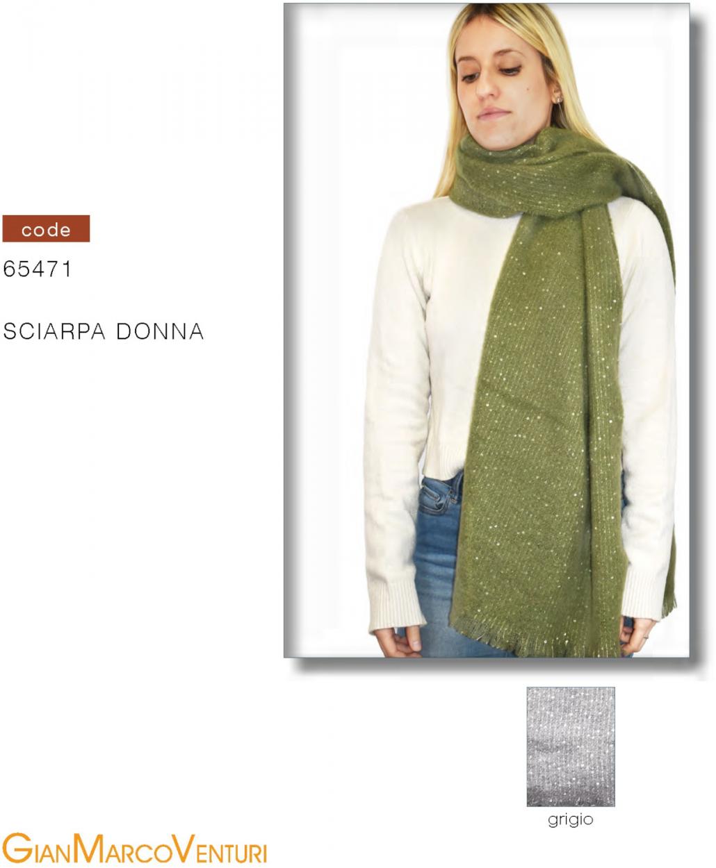SCIARPA DONNA GRIGIO 65471GR 41100