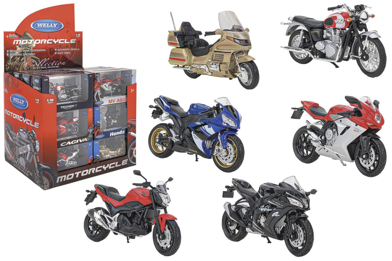 WELLY MOTO STRADA 1:18 CON LICENZA 24pz 39797 41185