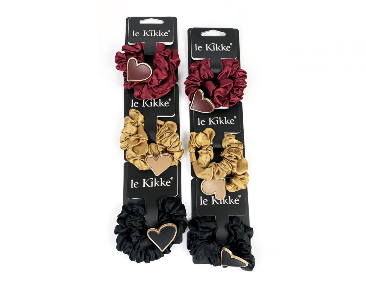 FC34321 SCRUNCHIES LOVE SATIN 41414