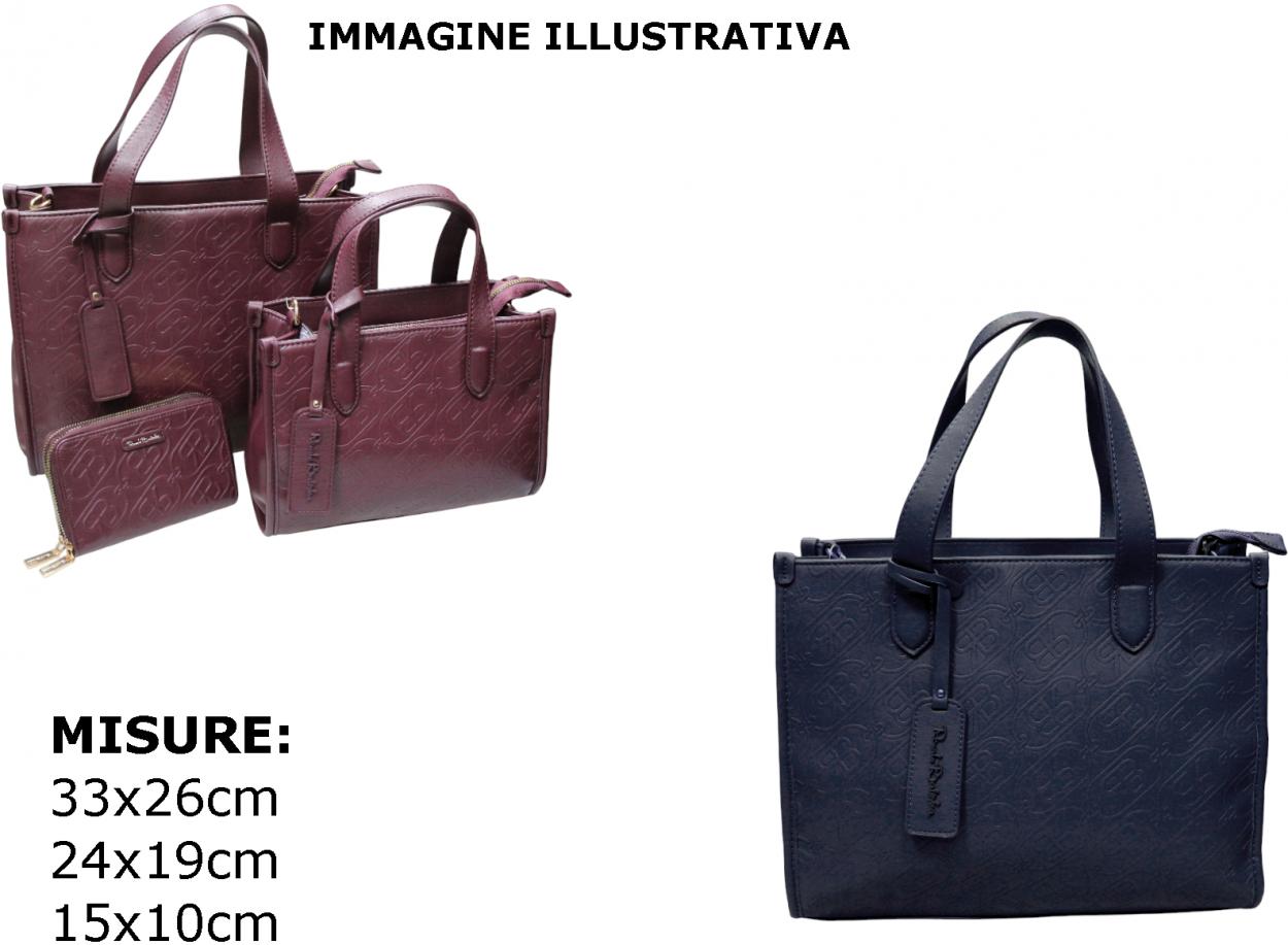 62057/SETJ2 BL L BAULETTO, M BAULETTO BLU 41233