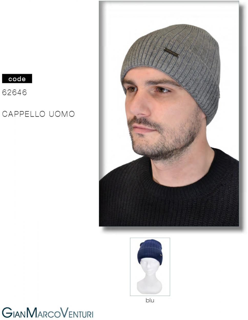 CAPPELLO UOMO BLU 62646BL 41100