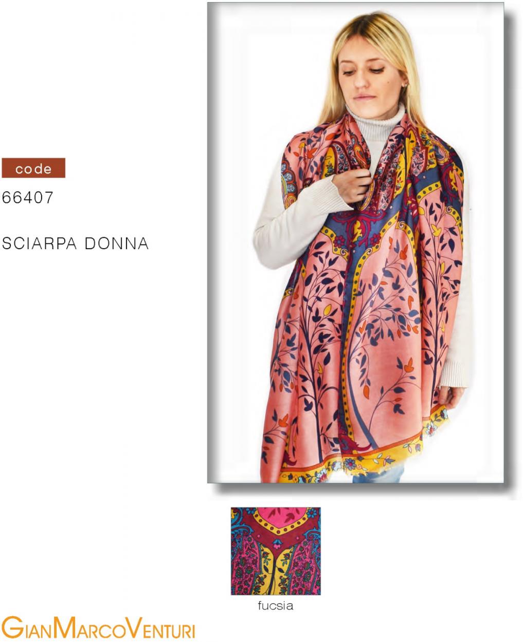 SCIARPA DONNA FUXIA 66407FU 41100