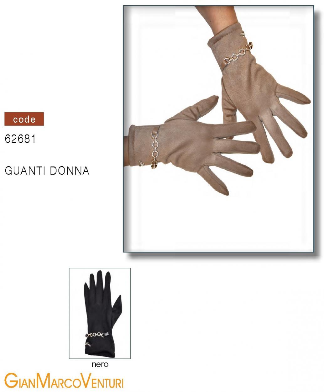 GUANTO DONNA GMV NERO 62681N 41100