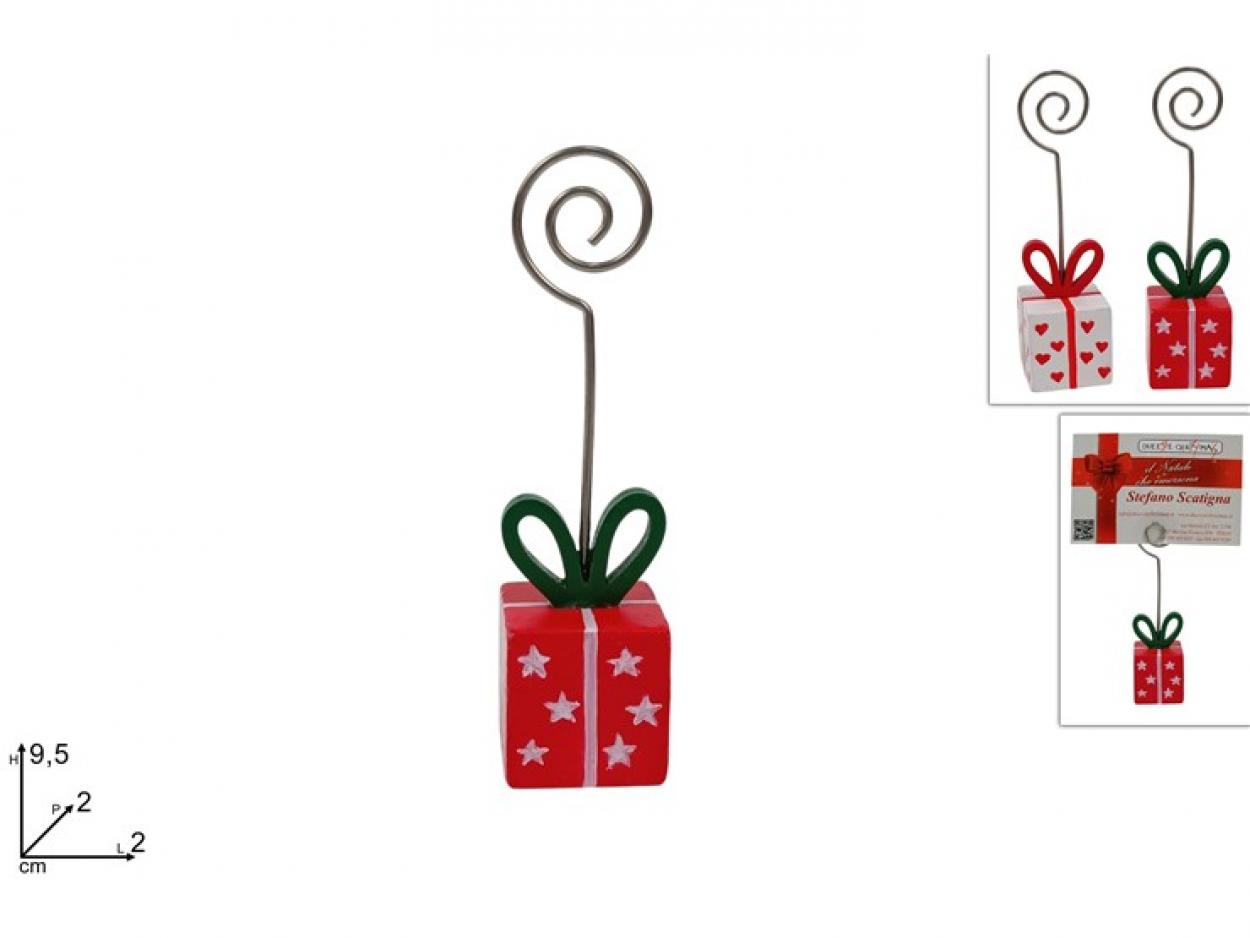 PORTABIGLIETTINI PACCO REGALO IN LEGNO 348322 40649