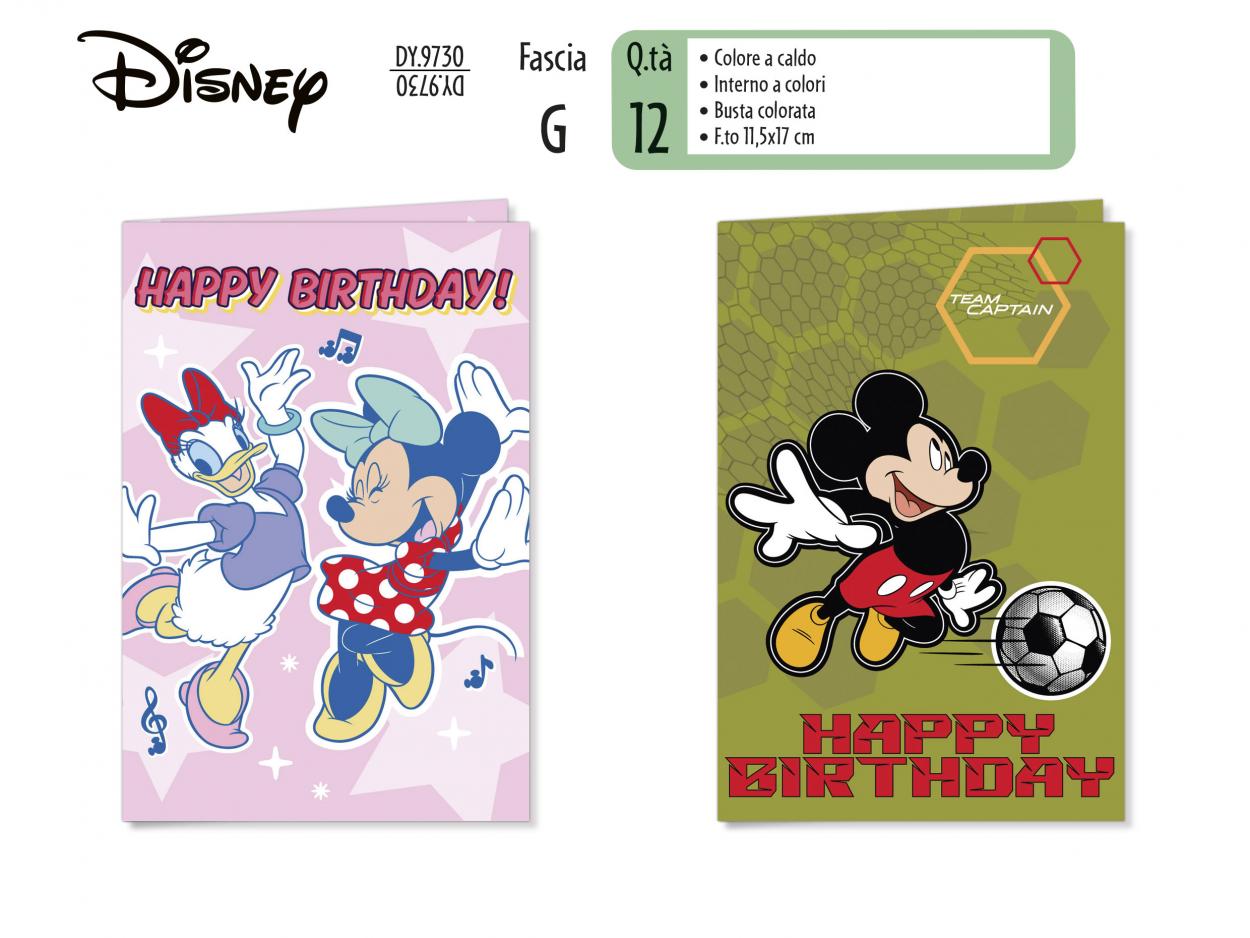 DY9730 BIGLIETTI MINNIE E TOPOLINO 40631