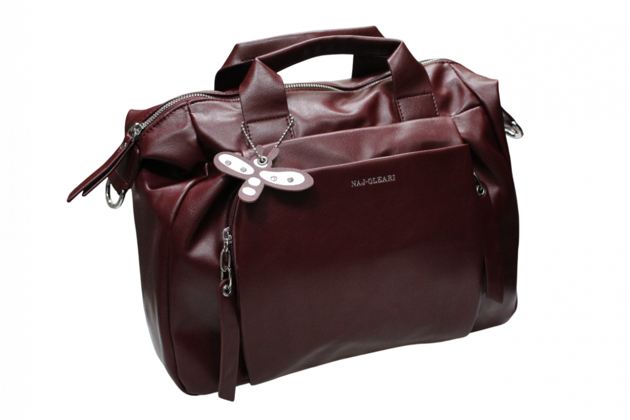 61834/PUR BD BAULETTO TRACOLLA BORDEAUX 35x27cm 41233