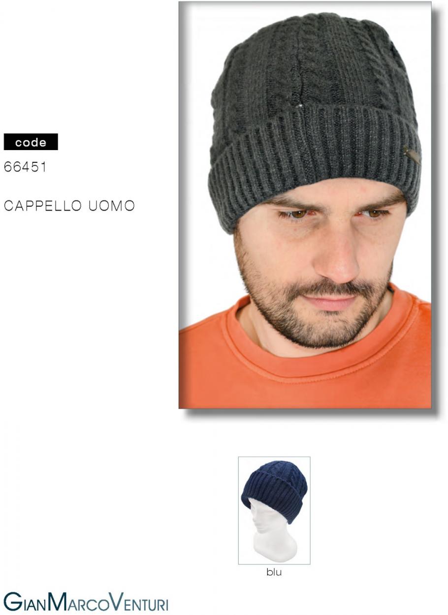 CAPPELLO UOMO BLU 66451BL 41100
