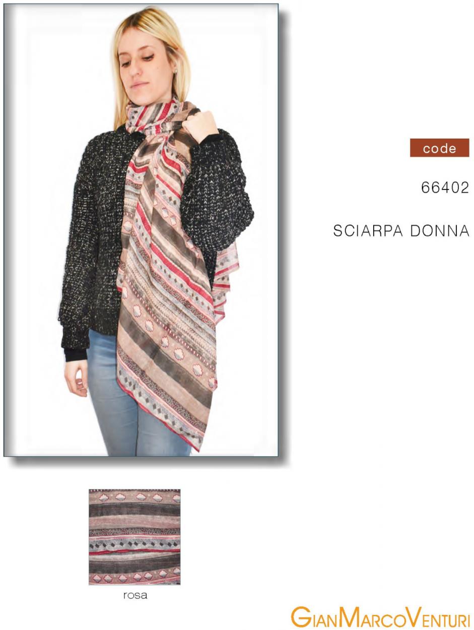 SCIARPA DONNA ROSA 66402RO 41100