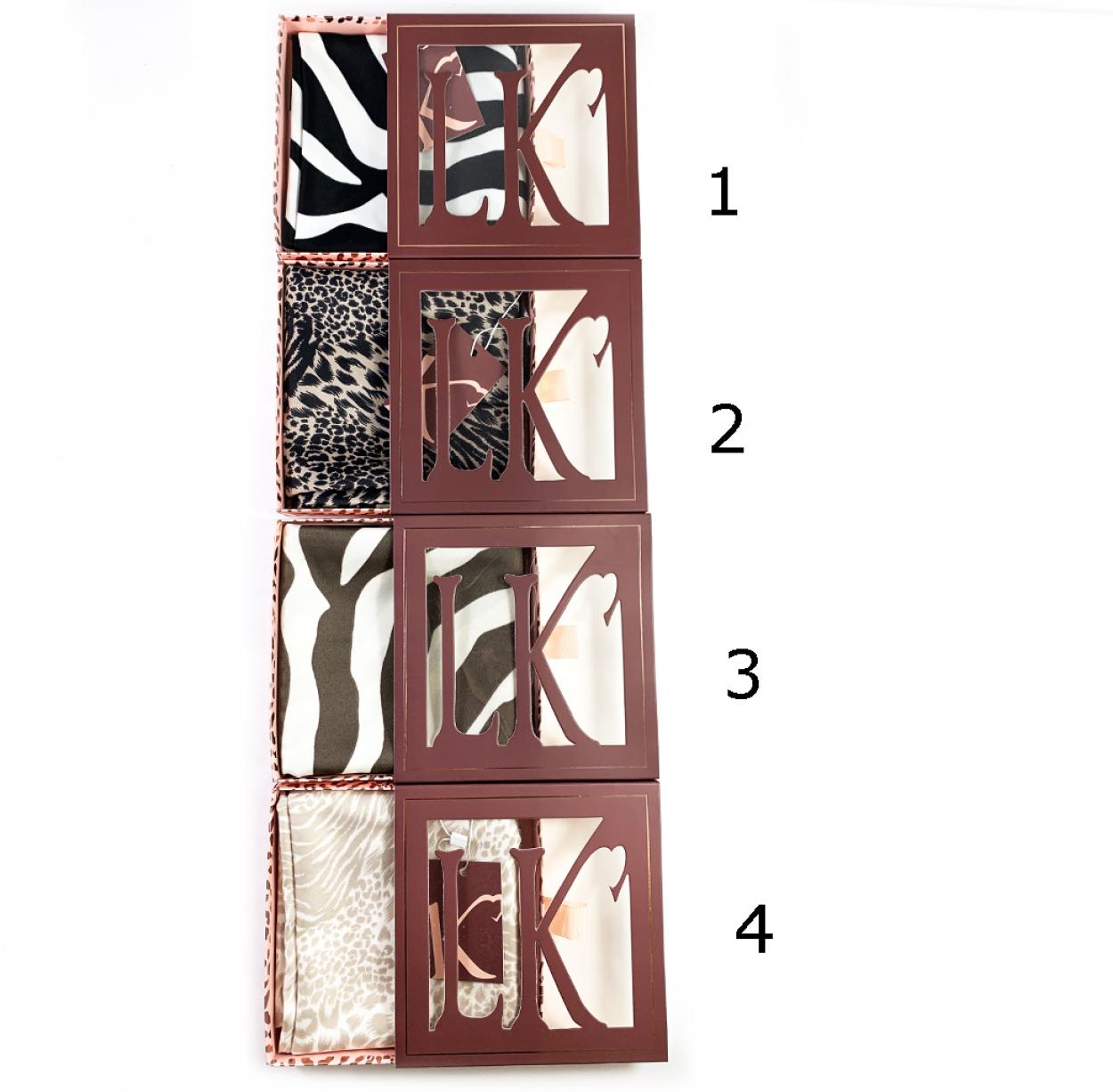 AC1342/BOX SCIARPA DONNA LE KIKKE IN BOX 85x85cm 41414