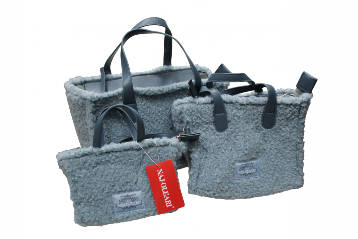 62140/SETTED3 JN L BAULETTO, M BAULETTO, S MINI BAULETTO JEANS 41233