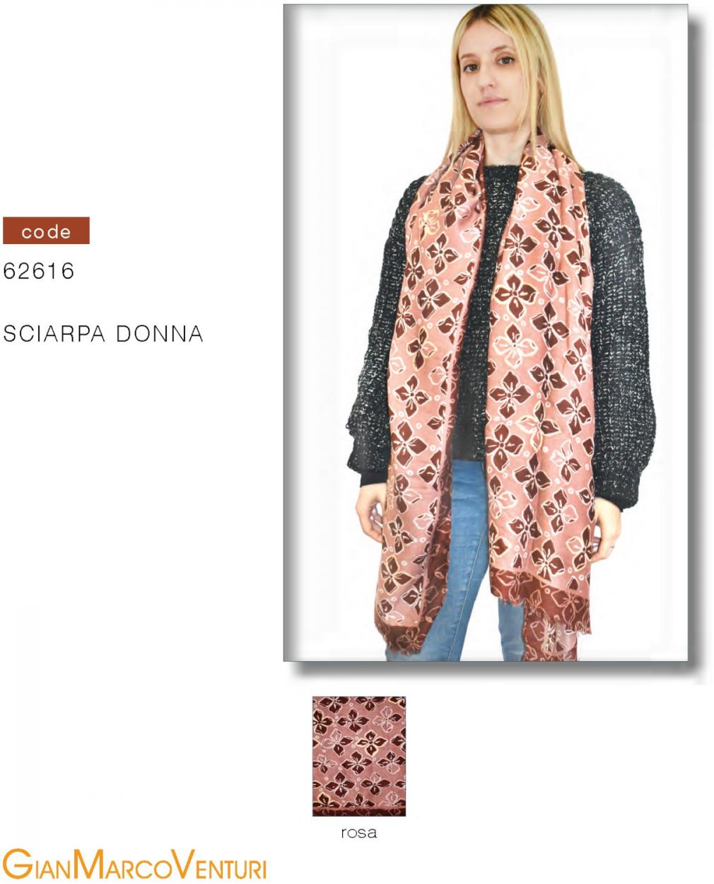 SCIARPA DONNA ROSA 62616RO 41100