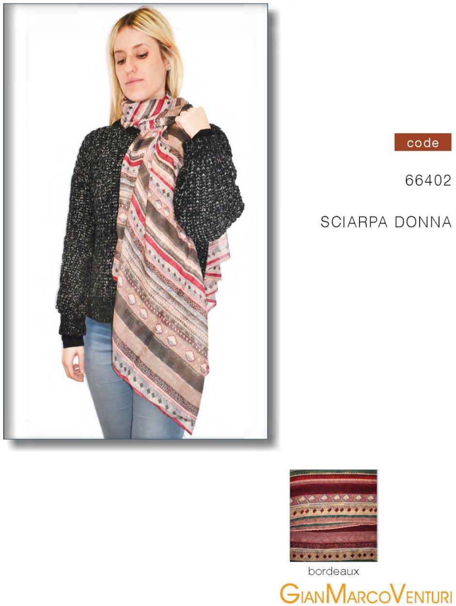 SCIARPA DONNA BORDO' 66402BRD 41100