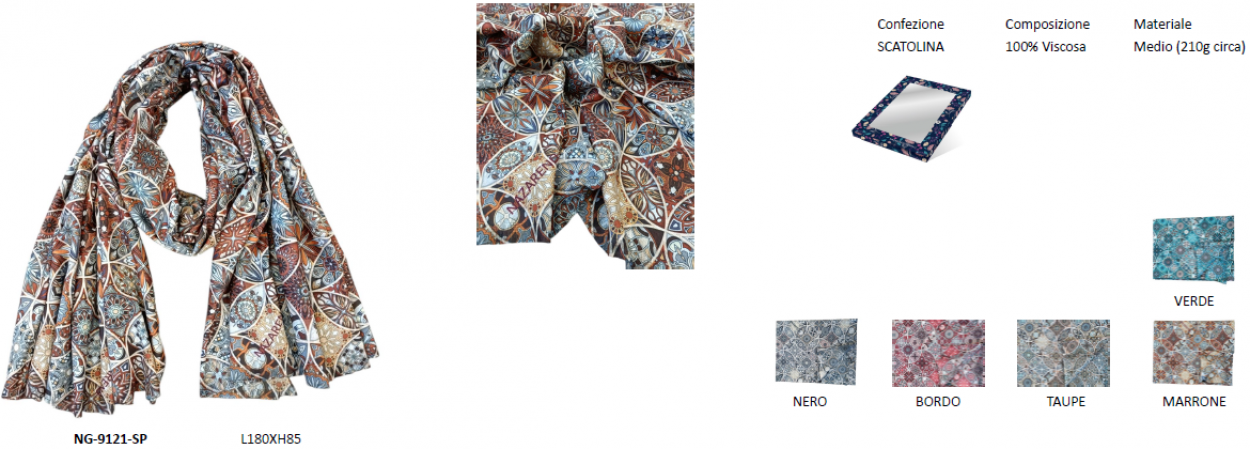 NG9121SP SCIARPA NERO 55434