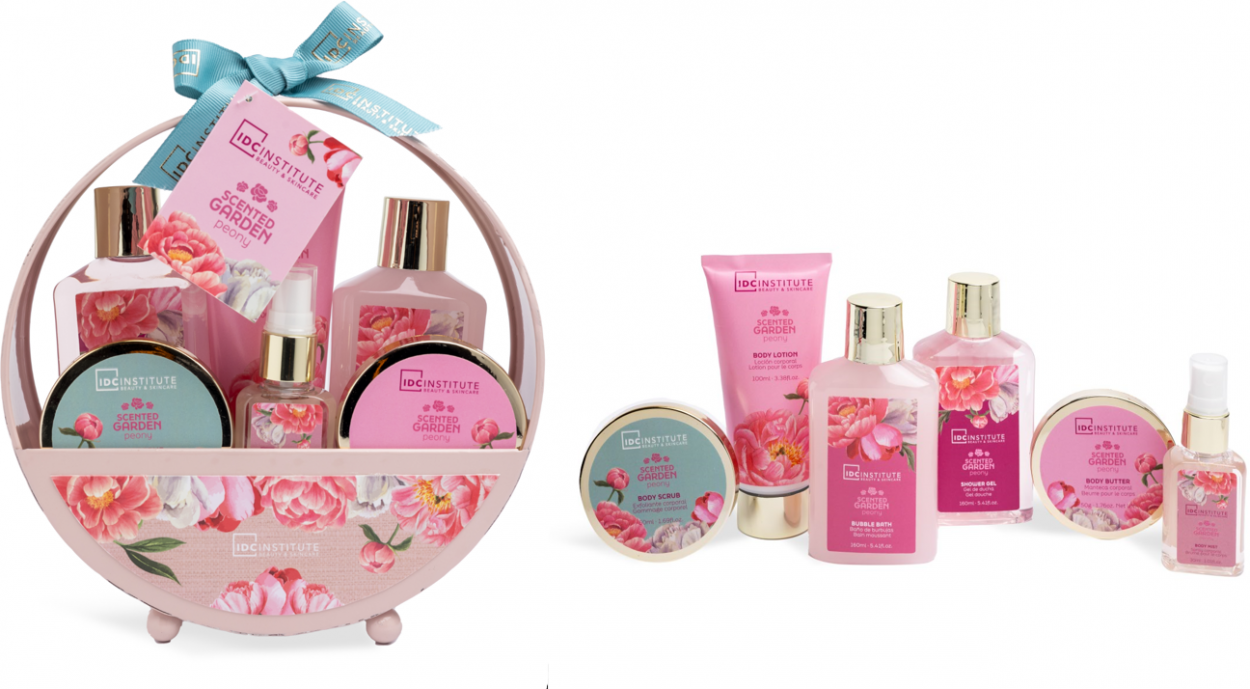 IDC INSTITUTE SCENTED GARDEN COMPLETE TIN GIFT SET 42249 52555