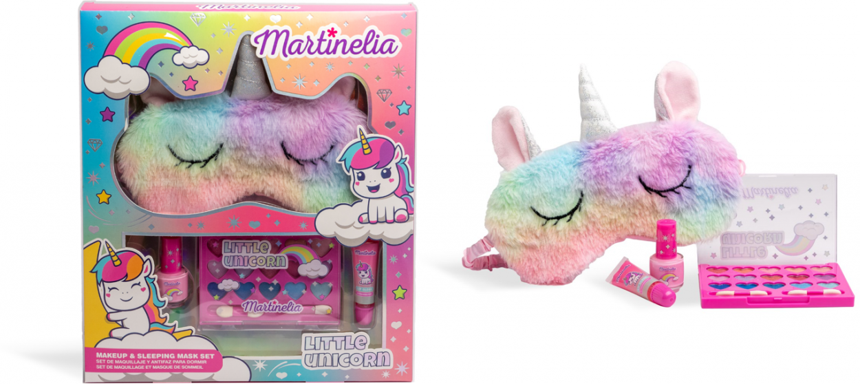 MARTINELIA LITTLE UNICORN MAKEUP&SLEEPING MASK SET 85501 52555
