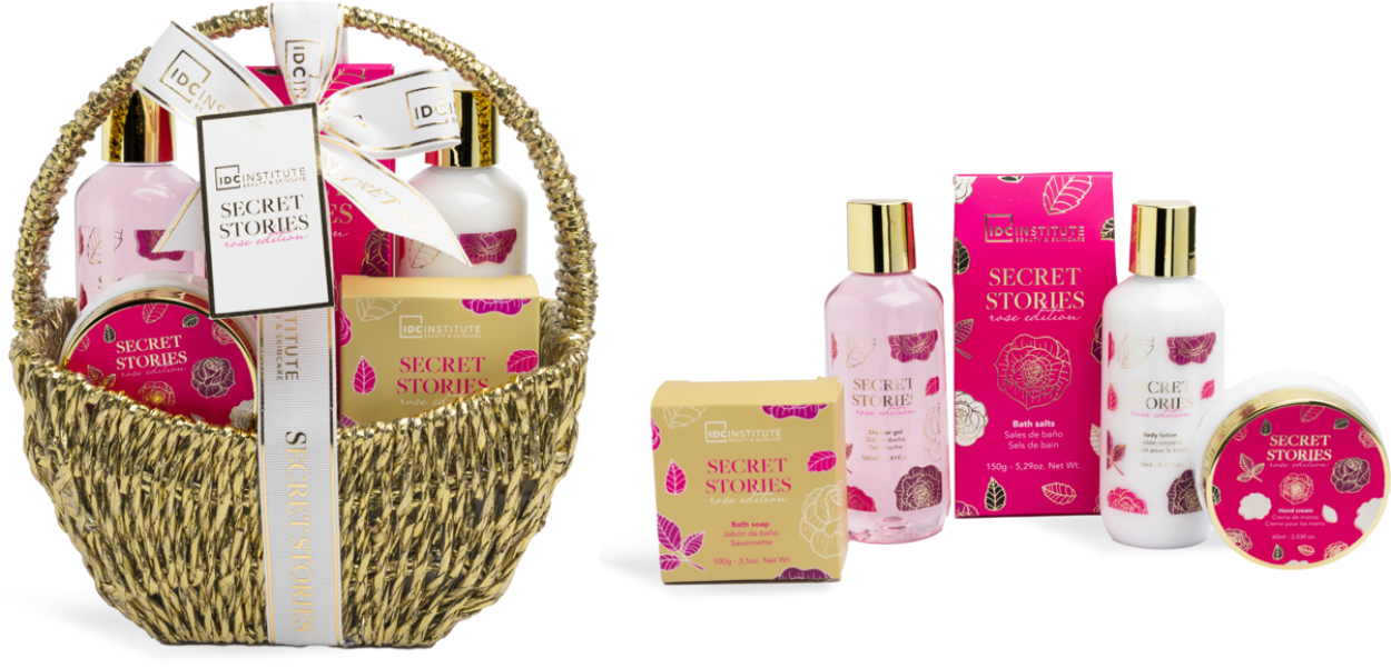 IDC INSTITUTE SECRET STORIES HANDLE BASKET 5pcs 42296 52555