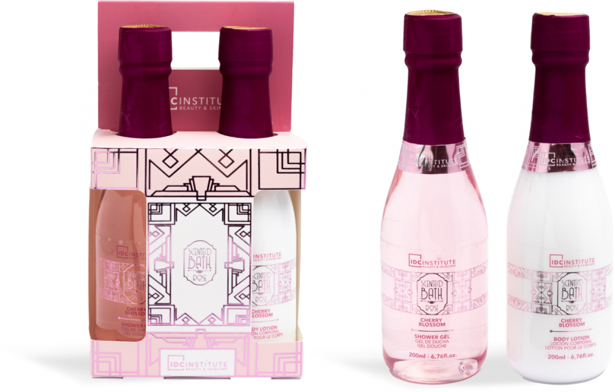 IDC INSTITUTE SCENTED BATH ROSE CHAMPAGNE SHOWER 42278 52555