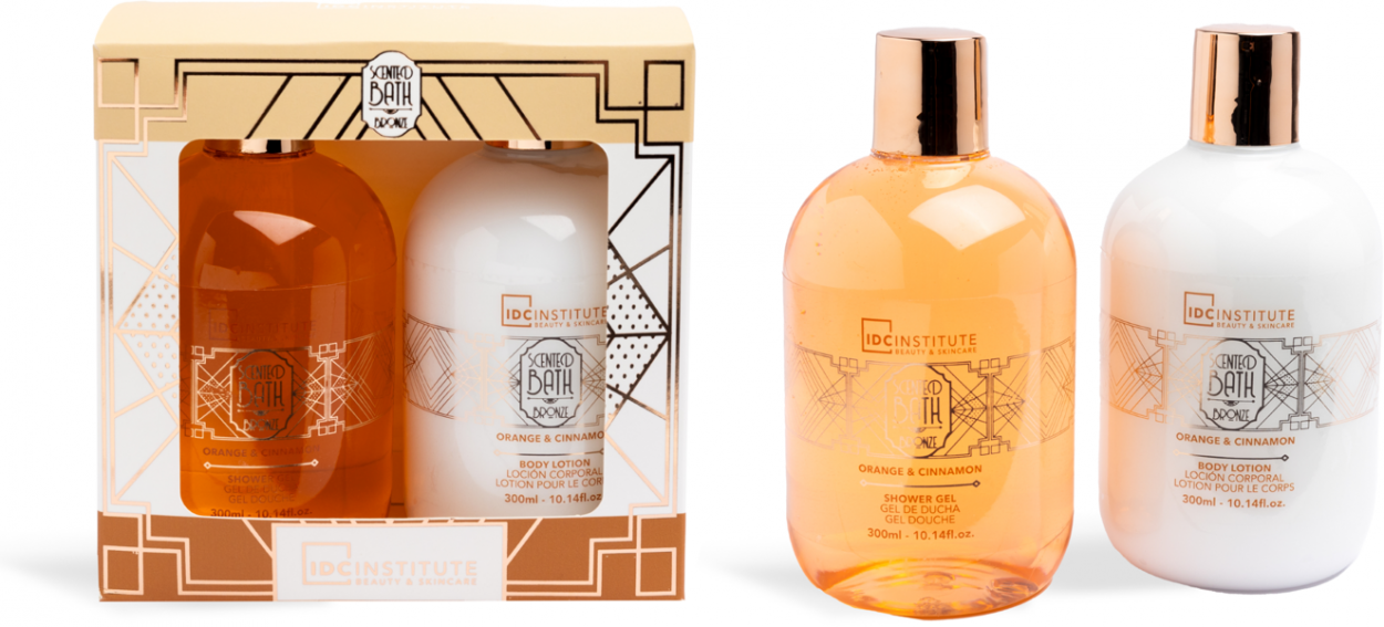 IDC INSTITUTE SCENTED BATH BRONZE SHOWER DUO 42270 52555