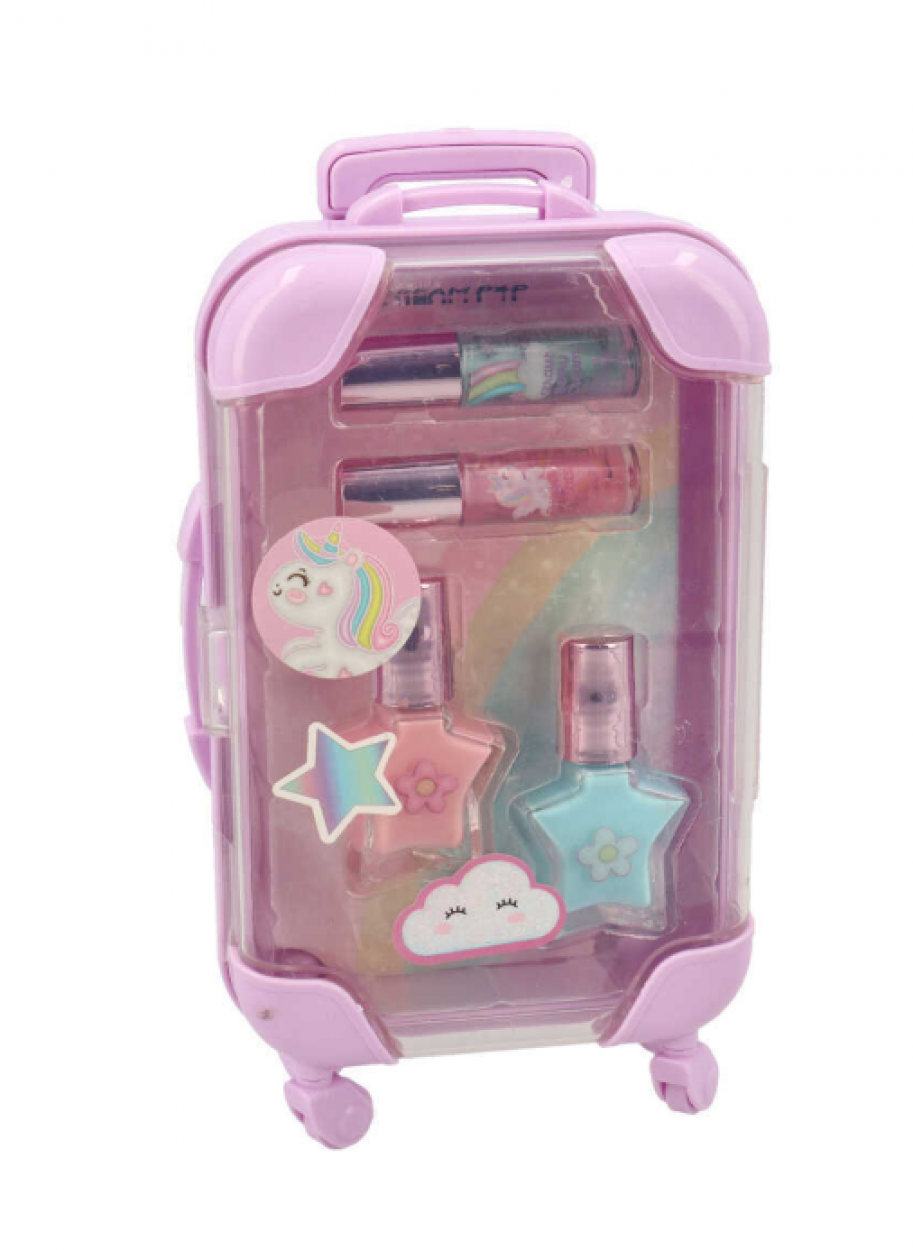 MINI TROLLEY LIP & NAIL SET UNICORNO E NUVOLA TRI-COASTAL DR Y81282-32757 41434