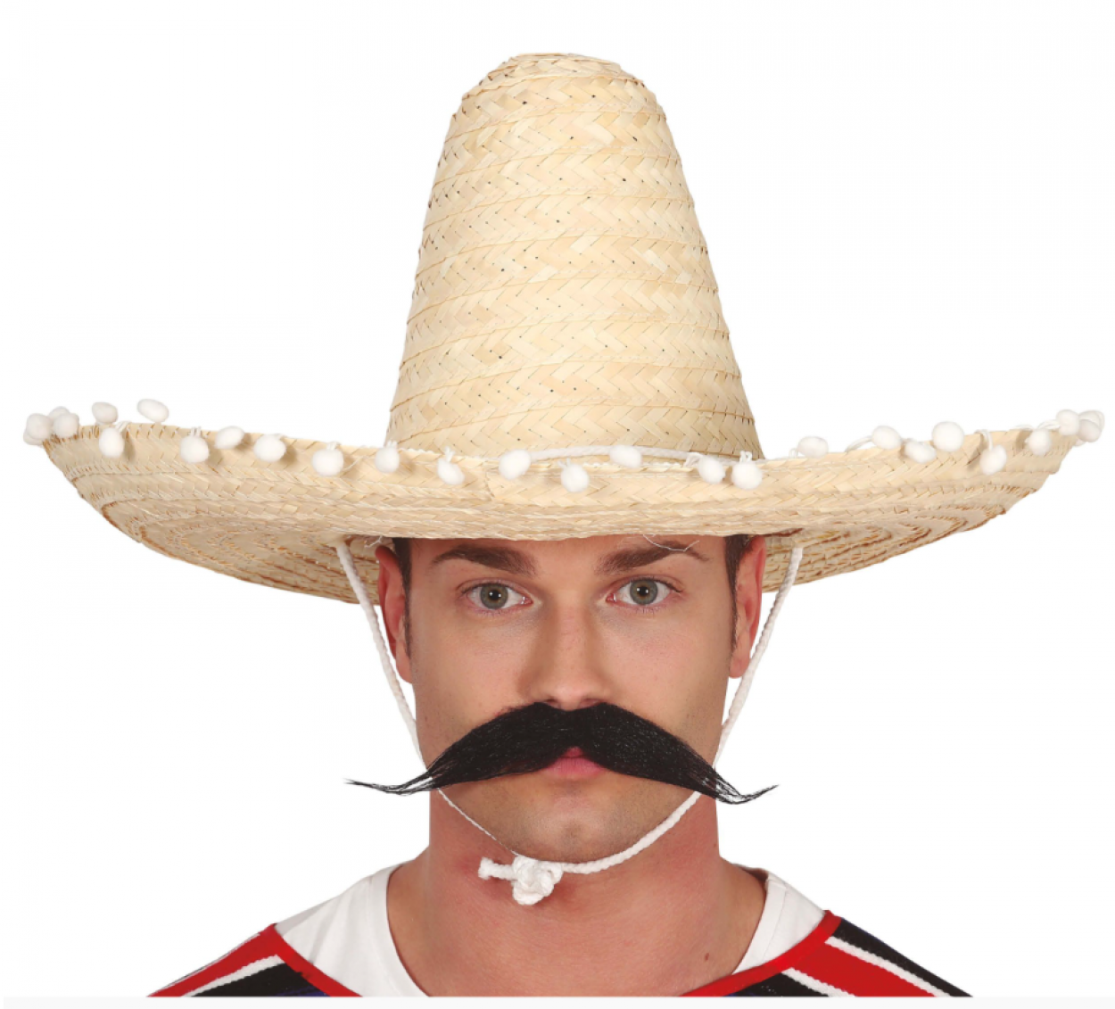 SOMBRERO BEIGE 50cm IN PAGLIA 13649 52833