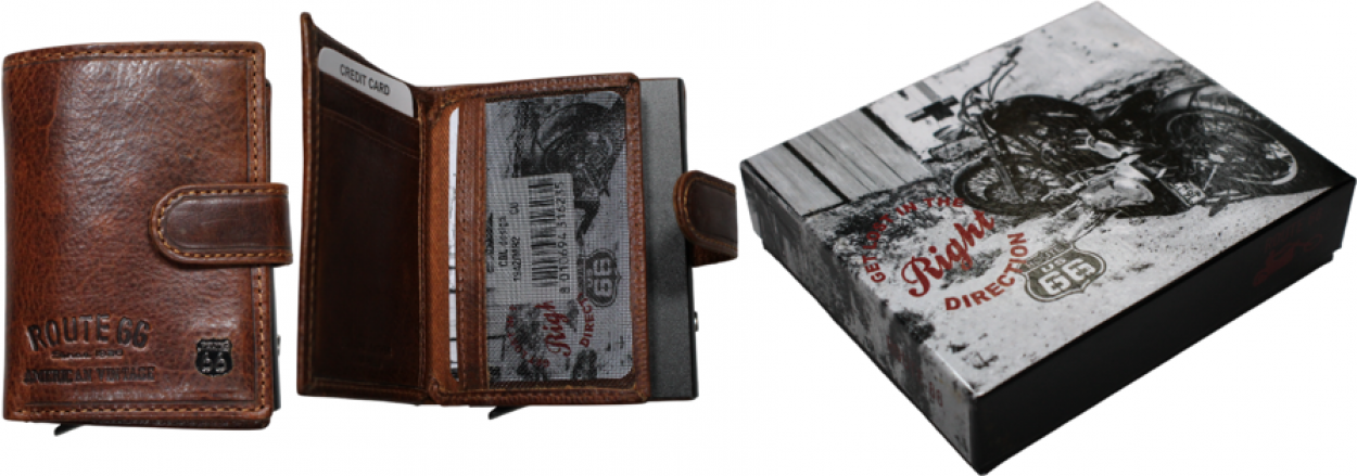 1942/MR2 CU PORTAFOGLI UOMO PELLE CUOIO 10x8cm 41233