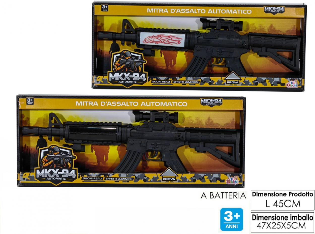 MITRA D'ASSALTO AUTOMATICO MP5-K5 TRY-ME 103016 40619