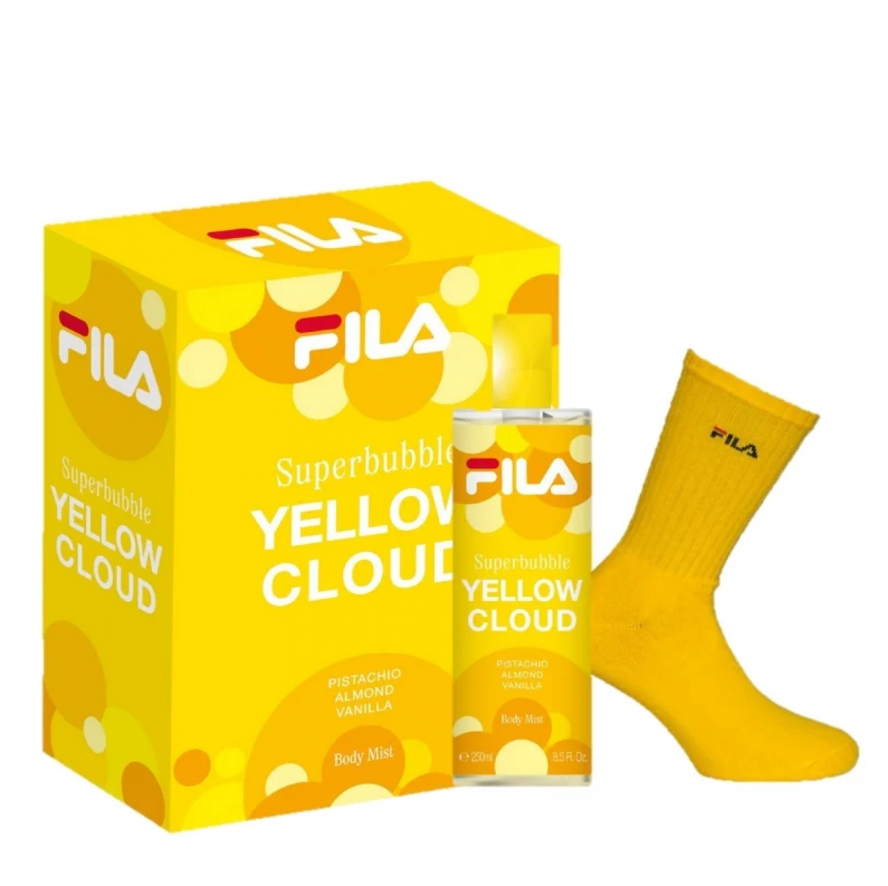 GA2247803 FILA CONFEZIONE SUPERBUBBLE PINK 1H20 YELLOW + SOCKS 41454