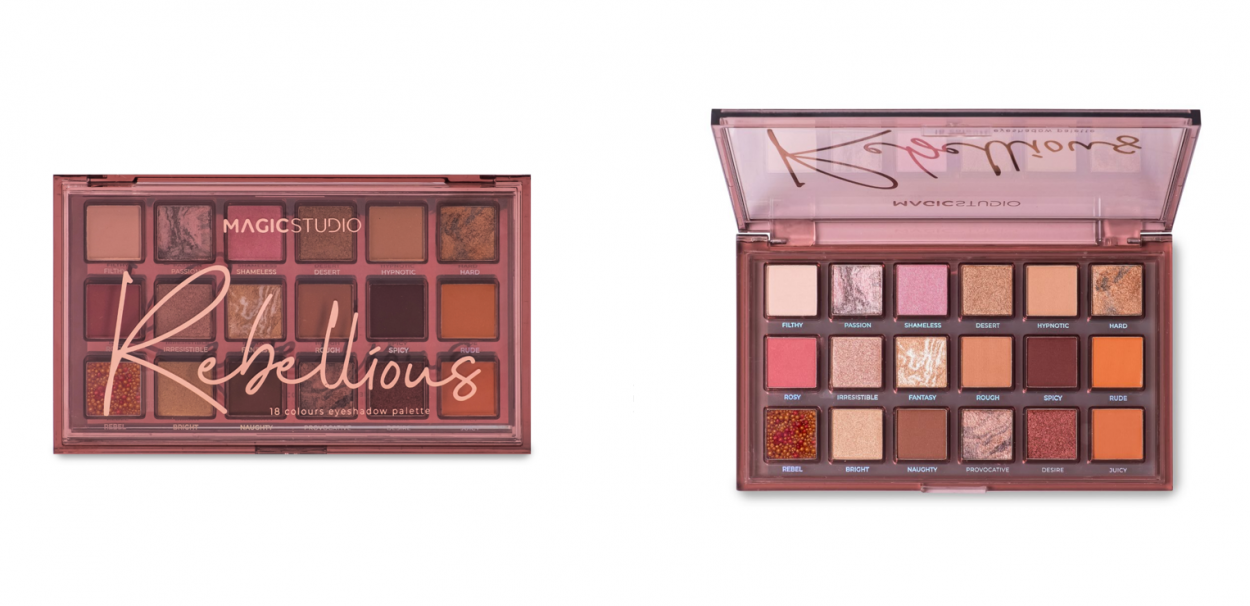 MAGIC STUDIO REBELLIOUS EYESHADOW PALETTE 18C 24152 52555
