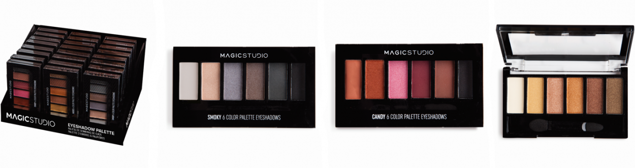 MAGIC STUDIO EYESHADOW PALETTE 6 COLOURS 30770 52555