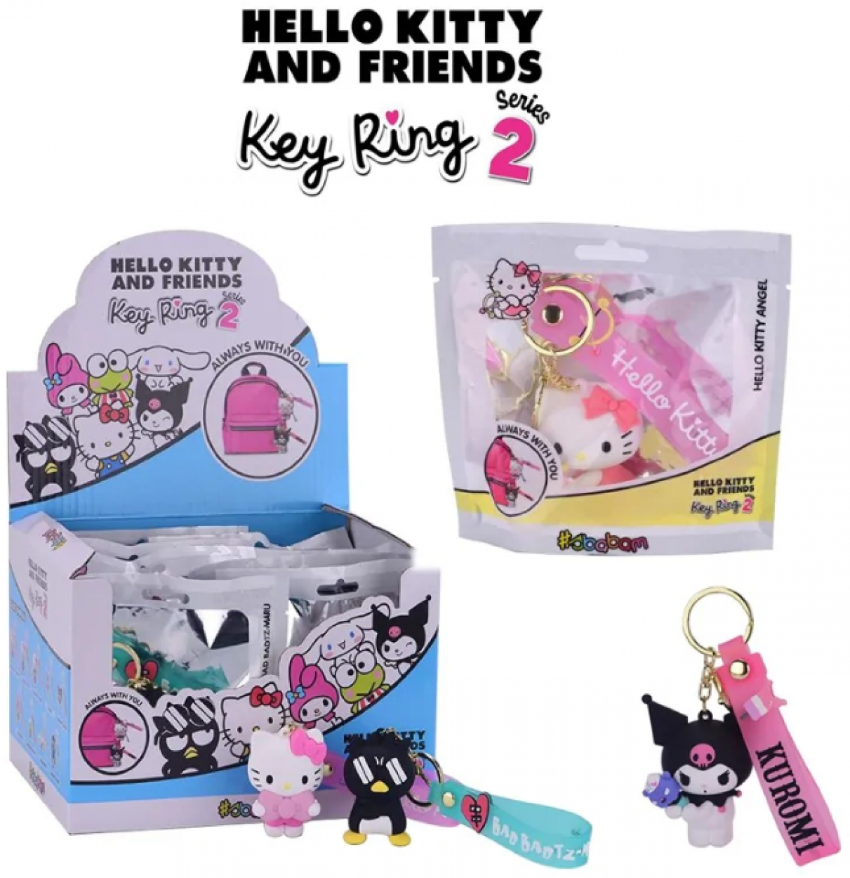 SBA-HKKEYRIN2TI HELLO KITTY KEY RING SERIE 2 41163