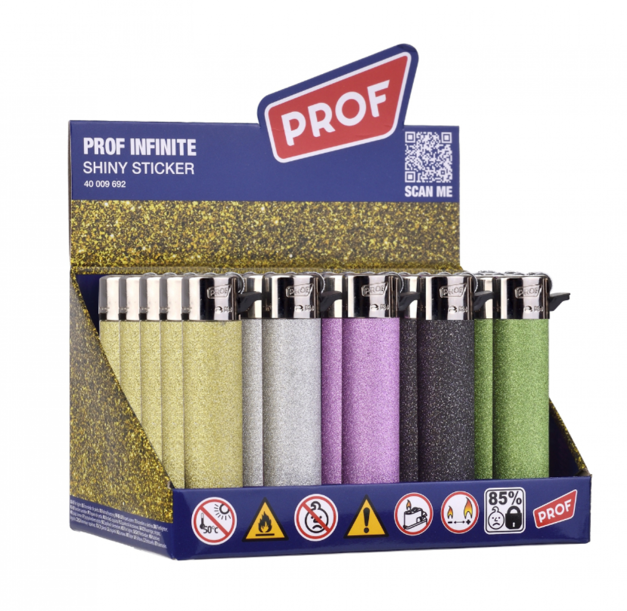 PROF SHINY GLITTER REFIL ROUND FLT 40009692 41187