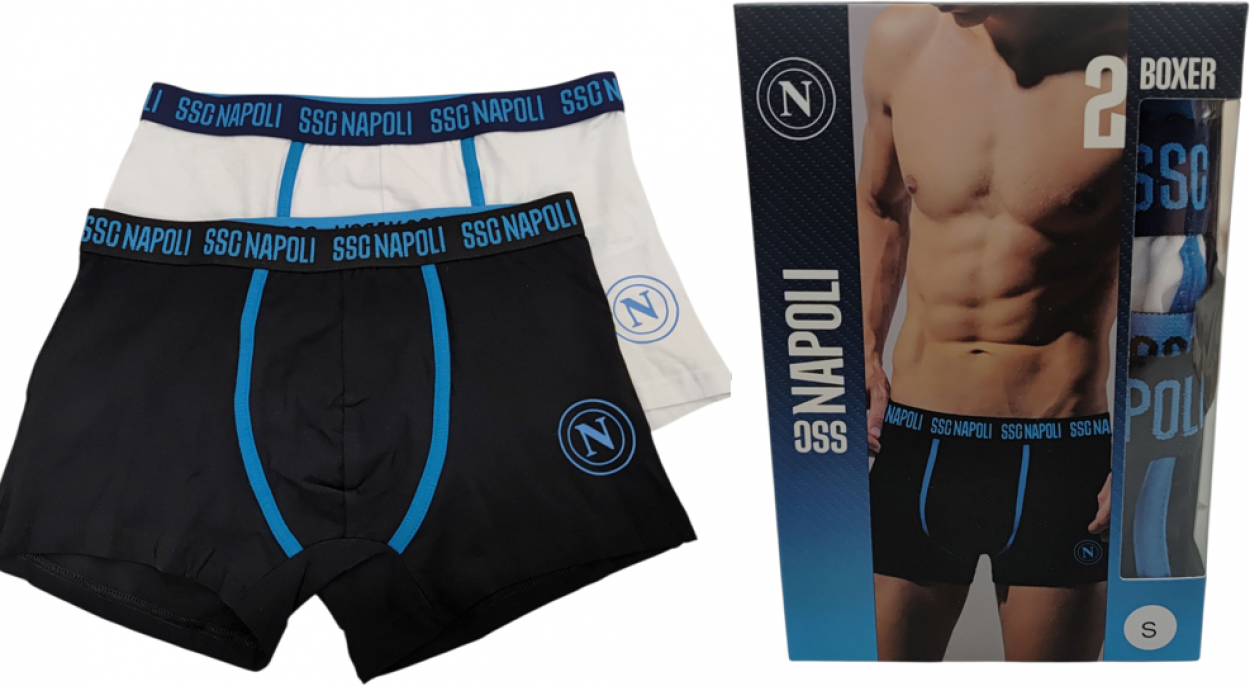 BPBX011N001 BIPACK BOXER ADULTO NAPOLI TG S 40703