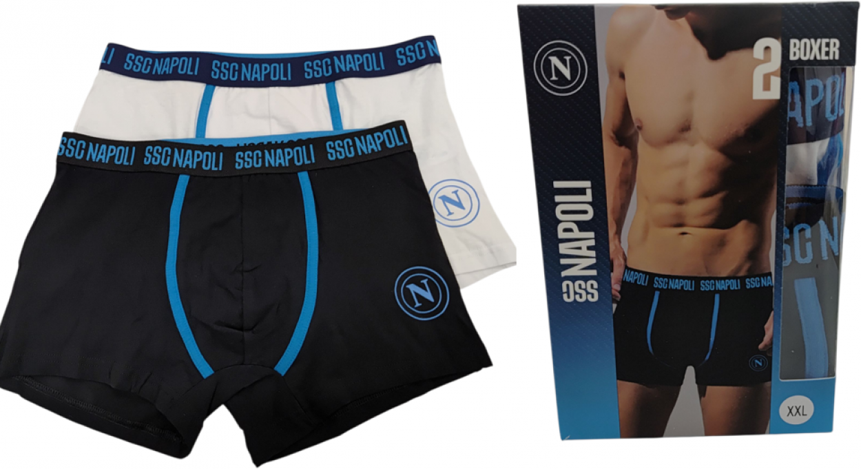 BPBX011N001 BIPACK BOXER ADULTO NAPOLI TG XXL 40703