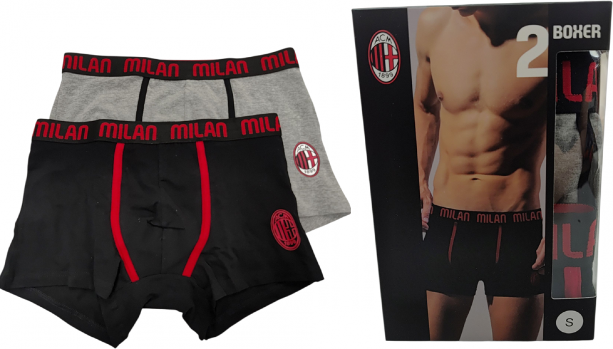 BPX011M001 BIPACK BOXER ADULTO MILAN TG S 40703