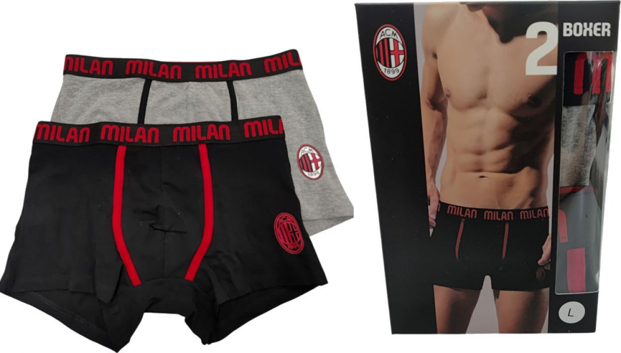 BPX011M001 BIPACK BOXER ADULTO MILAN TG L 40703