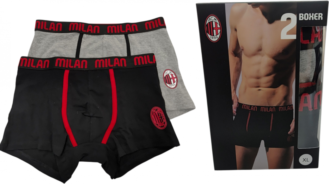 BPX011M001 BIPACK BOXER ADULTO MILAN TG XL 40703