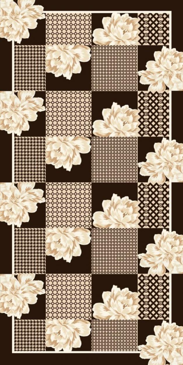 LB25W201-16 SC SCACCHIERA MARRONE 80x180cm 55392
