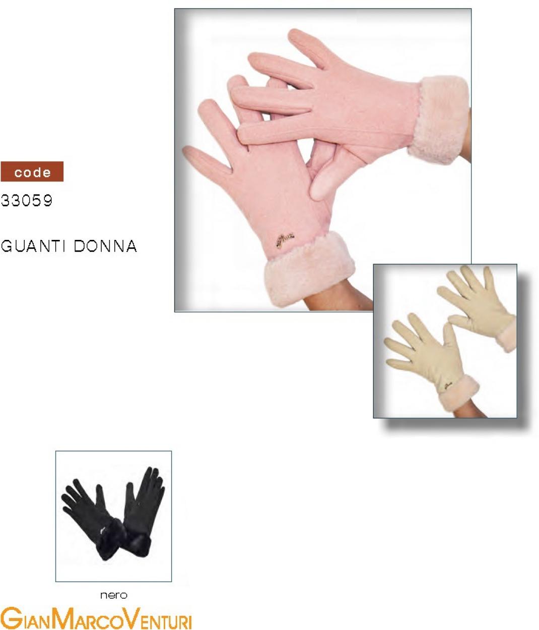 GUANTO DONNA NERO 33059N 41100