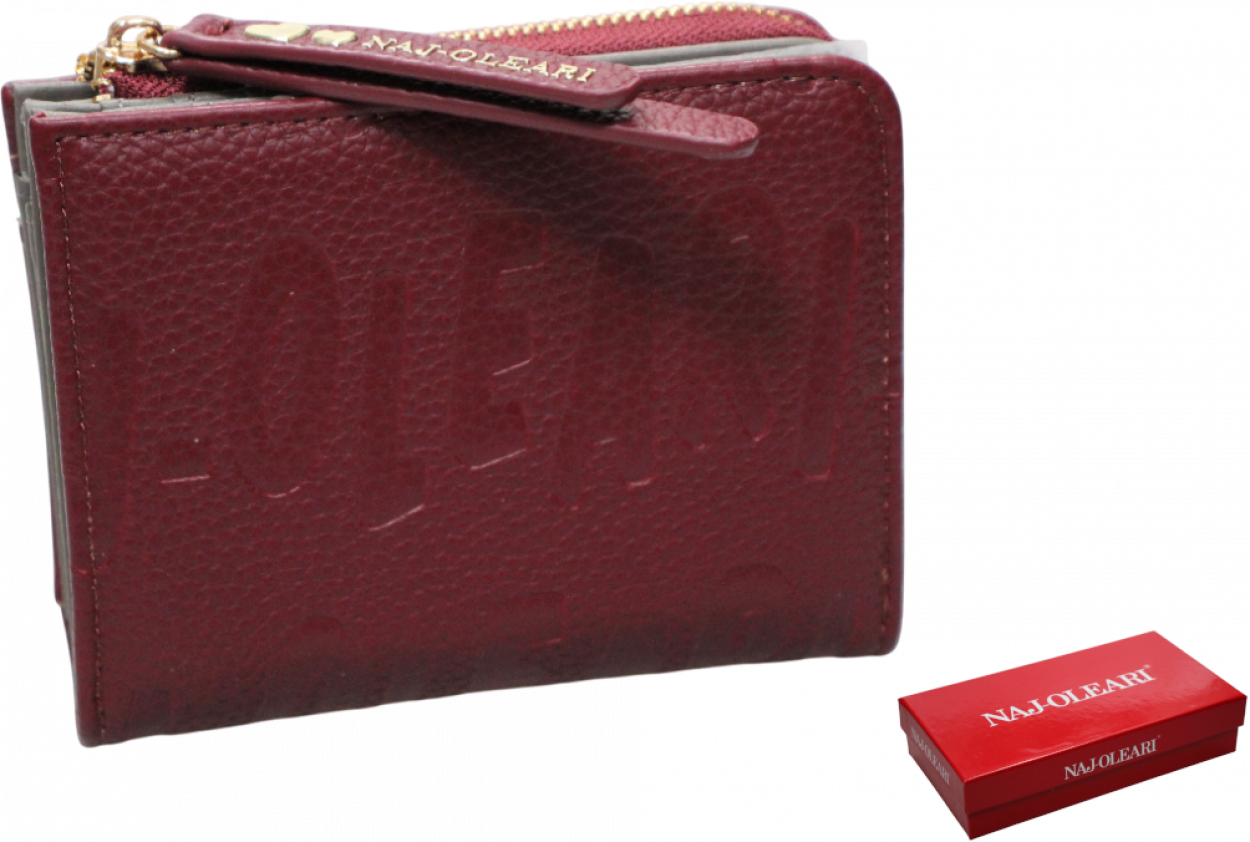 2497/SOFY BD PORTAFOGLIO DONNA BORDEAUX 12x9cm 41233