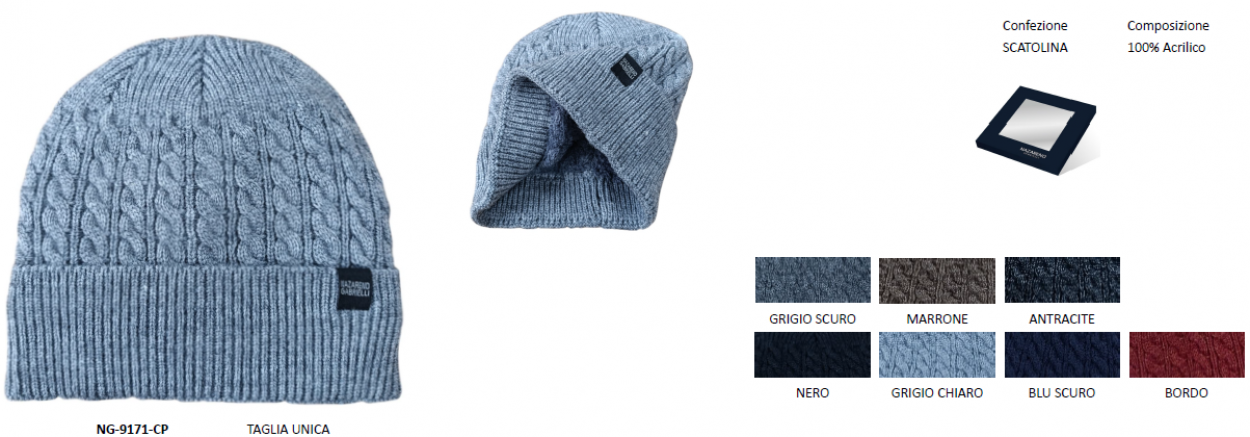 NG9172CP BERRETTO UOMO 55434