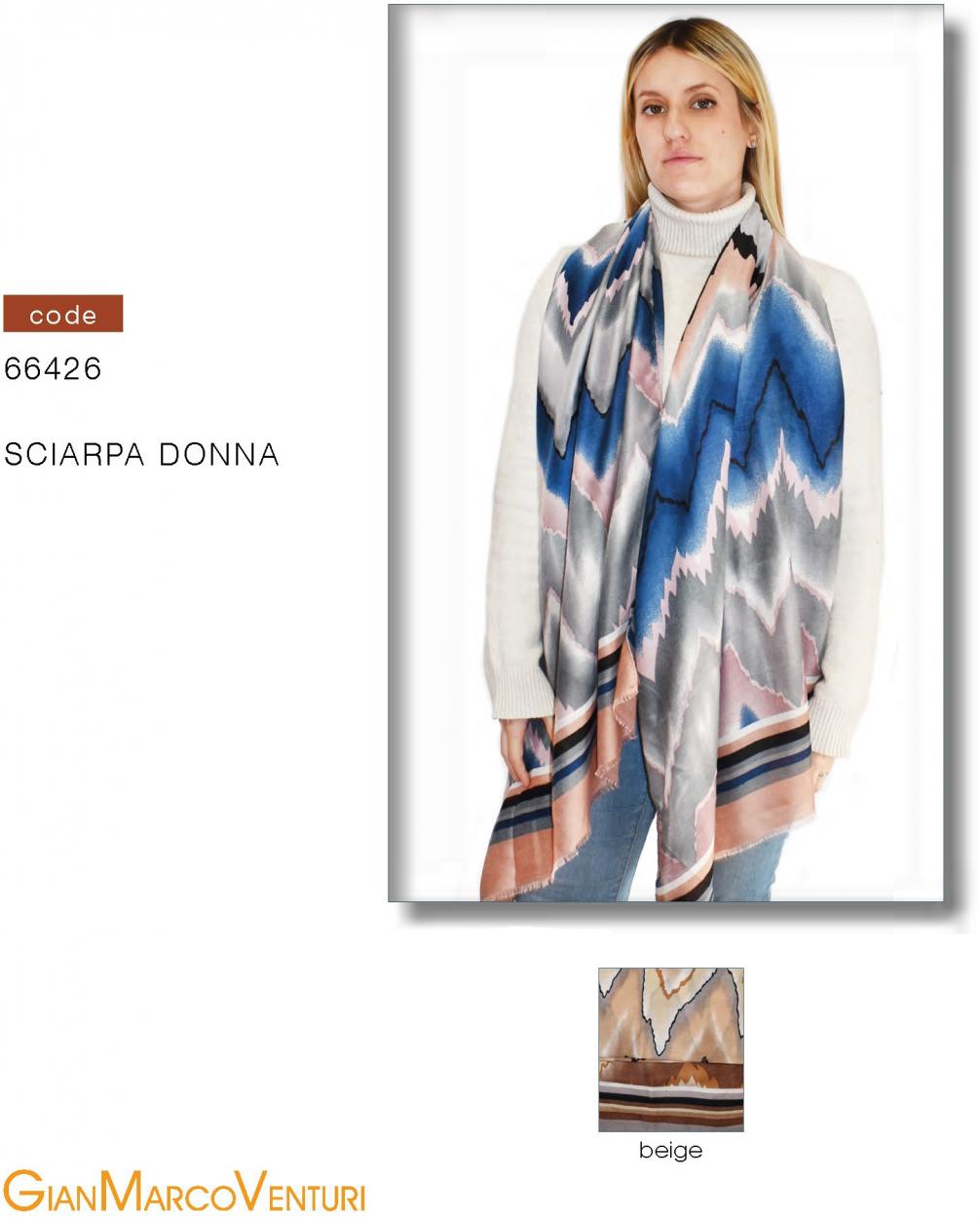 SCIARPA DONNA BEIGE 66426BE 41100