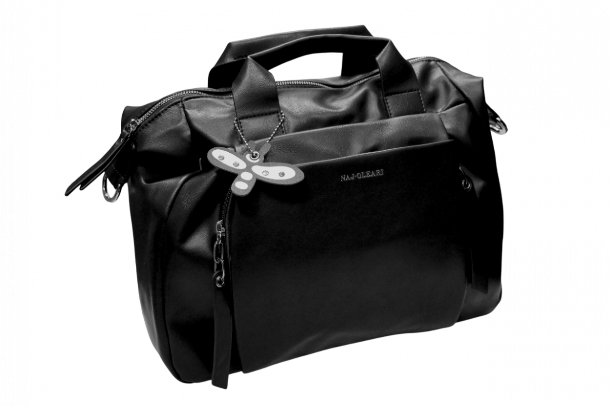 61834/PUR NE BAULETTO TRACOLLA NERO 35x27cm 41233