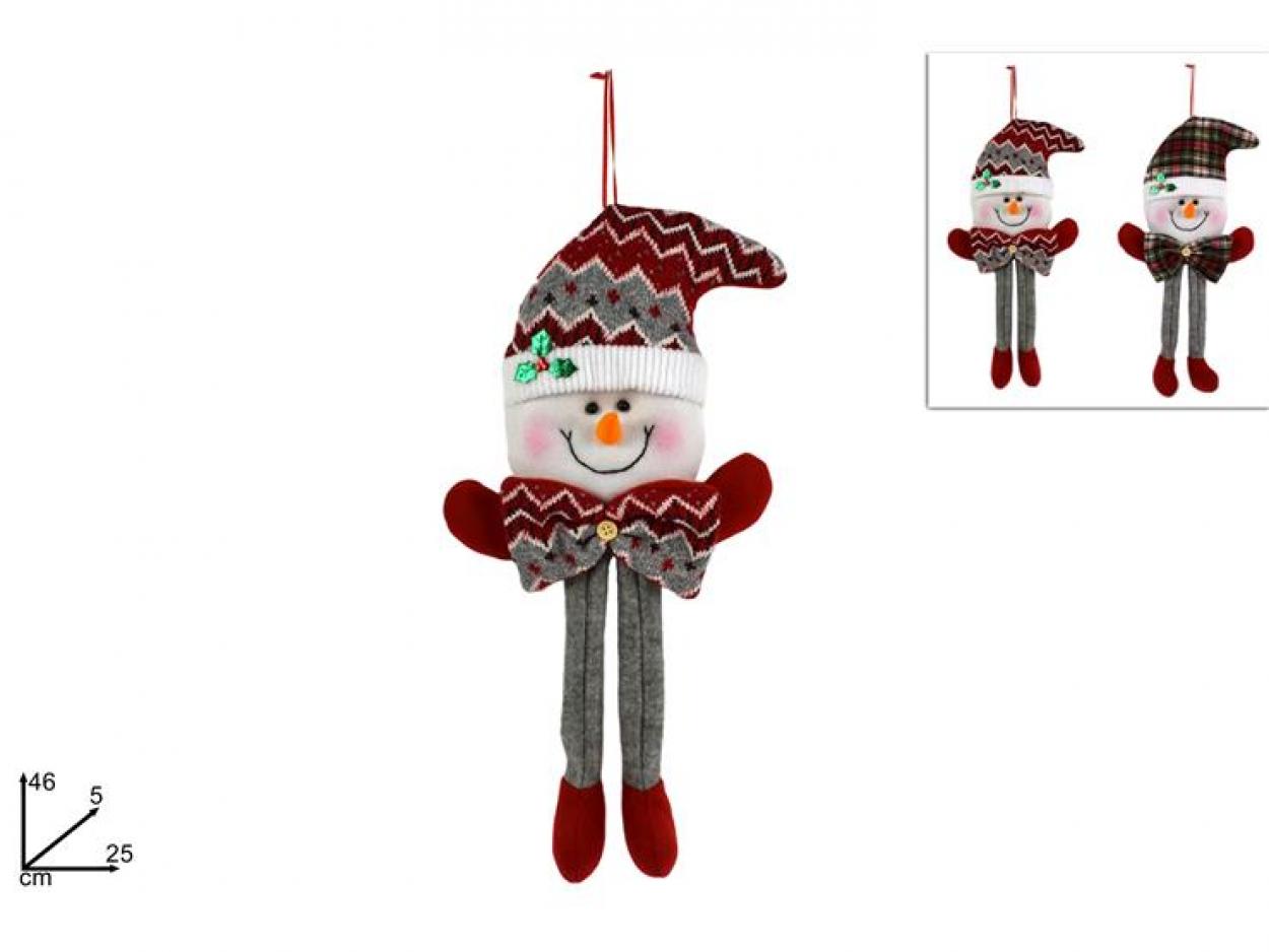 VISO PUPAZZO DI NEVE APPENDINO 46cm 056128 40649