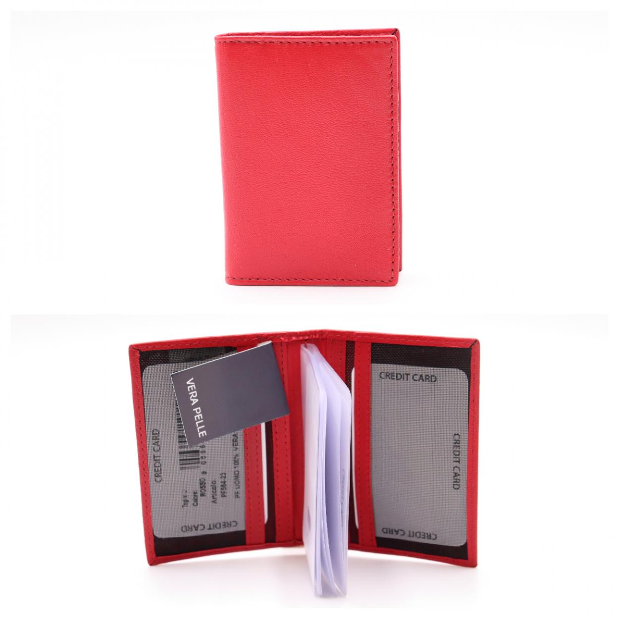 PF564-23 PF UOMO VERA PELLE ROSSO 52248