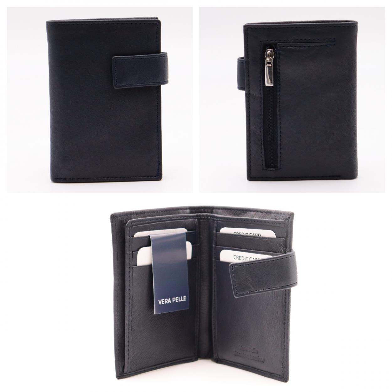 PF564-110 PF UOMO VERA PELLE BLU 52248