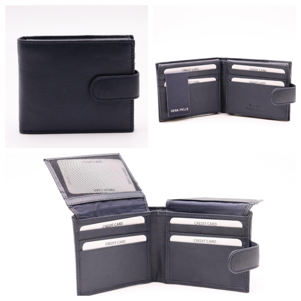 PF564-108 PF UOMO VERA PELLE BLU 52248