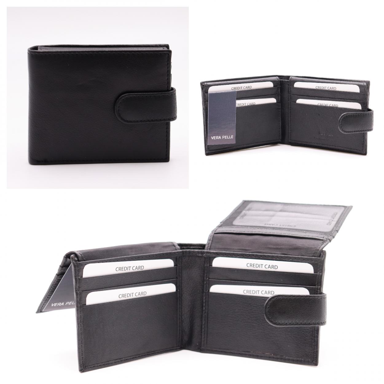 PF564-108 PF UOMO VERA PELLE NERO 52248