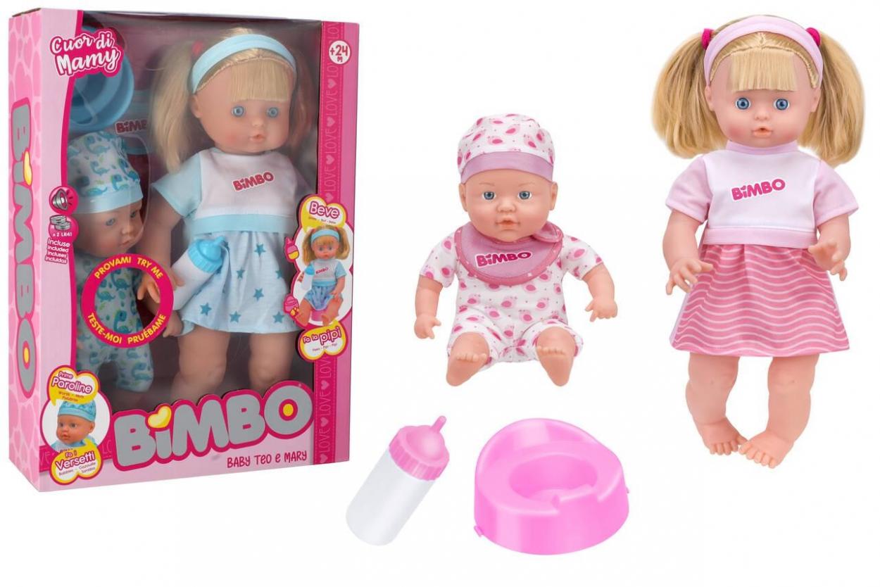 BAMBOLA 40cm BEVE/BAGNA CON BAMBOLA 30cm 2A T.ME 43015 41185